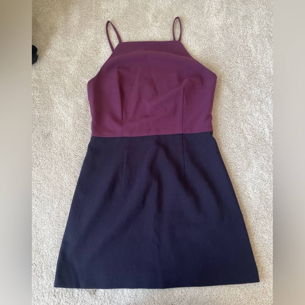 French Connection Purple and Blue Dress